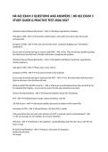 NR 462 EXAM 3 QUESTIONS AND ANSWERS &vert; NR 462 EXAM 3 STUDY GUIDE & PRACTICE TEST 2026&sol;2027