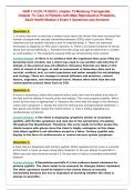 Module 4 NUR 114 &lpar;Ch&period;74 IGGY&rpar;&comma; chapter 73 Medsurg Transgender&comma; Chapter 72&colon; Care of Patients with Male Reproductive Problems&comma; Adult Health Exam 4 Questions and Answers