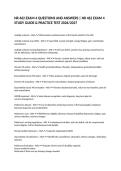 NR 462 EXAM 4 QUESTIONS AND ANSWERS &vert; NR 462 EXAM 4 STUDY GUIDE & PRACTICE TEST 2026&sol;2027