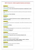 NUR 114 Exam &num;2 - Cellular regulation Questions and Answers