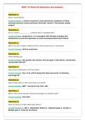 NUR 114 Exam &num;4 Questions and Answers