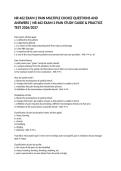 NR 462 EXAM 2 PAIN MULTIPLE CHOICE QUESTIONS AND ANSWERS &vert; NR 462 EXAM 2 PAIN STUDY GUIDE & PRACTICE TEST 2026&sol;2027