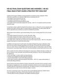 NR 462 FINAL EXAM QUESTIONS AND ANSWERS &vert; NR 462 FINAL EXAM STUDY GUIDE & PRACTICE TEST 2026&sol;2027
