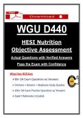 Pass WGU D440 OA Exam &ndash; &lpar;2026&rpar; Real-Style Questions with Detailed Answer Explanations & Study Guide