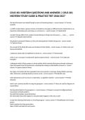COUC 601 MIDTERM QUESTIONS AND ANSWERS &vert; COUC 601 MIDTERM STUDY GUIDE & PRACTICE TEST 2026&sol;2027
