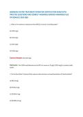 NEBRASKA WATER TREATMENT OPERATOR CERTIFICATION EXAM WITH &NewLine;PRACTICE QUESTIONS AND CORRECT ANSWERS &lpar;VERIFIED ANSWERS&rpar; PLUS &NewLine;RATIONALES 2026 Q&A