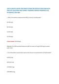 SOUTH DAKOTA WATER TREATMENT OPERATOR CERTIFICATION EXAM WITH &NewLine;PRACTICE QUESTIONS AND CORRECT ANSWERS &lpar;VERIFIED ANSWERS&rpar; PLUS &NewLine;RATIONALES 2026 Q&A