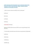 NORTH CAROLINA WATER TREATMENT FACILITY OPERATOR CERTIFICATION &NewLine;EXAM WITH PRACTICE QUESTIONS AND CORRECT ANSWERS &lpar;VERIFIED &NewLine;ANSWERS&rpar; PLUS RATIONALES 2026 Q&A 