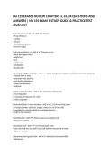 NU 155 EXAM 1 REVIEW CHAPTERS 3&comma; 33&comma; 34 QUESTIONS AND ANSWERS &vert; NU 155 EXAM 1 STUDY GUIDE & PRACTICE TEST 2026&sol;2027