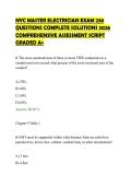 NYC MASTER ELECTRICIAN EXAM 230&NewLine;QUESTIONS COMPLETE SOLUTIONS 2026&NewLine;COMPREHENSIVE ASSESSMENT SCRIPT&NewLine;GRADED A&plus;&NewLine;