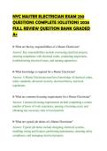 NYC MASTER ELECTRICIAN EXAM 230&NewLine;QUESTIONS COMPLETE SOLUTIONS 2026&NewLine;FULL REVIEW QUESTION BANK GRADED&NewLine;A&plus;
