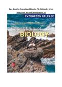 Test Bank for Essentials of Biology&comma; 7th Edition by Sylvia S&period; Mader & Michael Windelspecht &vert; All 32 Chapters &vert; Questions & Answers &vert; 2027
