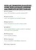 NYPD 1ST TRIMESTER EXAM STUDY&NewLine;GUIDE WITH ACCURATE ANSWERS&NewLine;2026 COMPLETE REVIEW PACKAGE&NewLine;