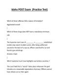 Idaho POST Exam  &lpar;Practice Test&rpar; 