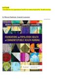 test bank &NewLine;foundations for population health in community&sol;public health nursing