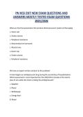 PN HESI EXIT NEW EXAM QUESTIONS AND &NewLine;ANSWERS MOSTLY TESTED EXAM QUESTIONS &NewLine;2025&sol;2026