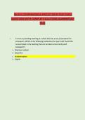 RN ATI COMPREHENSIVE PREDICTOR RETAKE EXAM  &NewLine;QUESTIONS WITH COMPLETE SOLUTIONS GUARANTEED &NewLine;PASS 