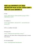 NURS&lowbar;4331&lowbar;UNIVERSITY&lowbar;OF&lowbar;TEXAS&lowbar;ARLINGTON&lowbar;N4331&lowbar;ACTUAL&lowbar;EXAM&lowbar;SCRIPT