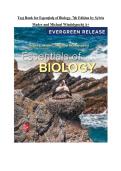 Test Bank for Essentials of Biology&comma; 7th Edition by Sylvia S&period; Mader & Michael Windelspecht &vert; All 32 Chapters &vert; Questions & Answers &vert; 2027&NewLine;