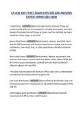 CA&lowbar;LAW&lowbar;AND&lowbar;ETHICS&lowbar;EXAM&lowbar;QUESTION&lowbar;AND&lowbar;ANSWERS&lowbar;LATEST&lowbar;EXAMS