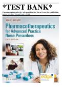 TEST BANK for Pharmacotherapeutics for Advanced Practice Nurse Prescribers&comma; 6th Edition by Teri Moser Woo and Wendy L&period; Wright &vert;&vert; All Chapters 1-57 Covered &vert;&vert; ISBN&colon; 9781719648035 &vert;&vert; VERIFIED & RECENTLY UPDATED VERSION &lbrace;JUST RELEASED&rcub;