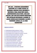 WPC 480 Strategic Management Capstone Exam Prep&colon; 280&plus; Questions & Detailed Rationales &vert; Midterm & Final &vert; ASU W&period;P&period; Carey &vert; 2026-2027 Edition