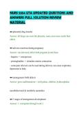 NURS&lowbar;5334&lowbar;UTA&lowbar;UPDATED&lowbar;QUESTIONS&lowbar;AND&lowbar;ANSWERS&lowbar;FULL&lowbar;SOLUTION&lowbar;REVIEW