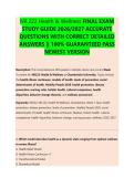 NR 222 Health & Wellness FINAL EXAM &NewLine;STUDY GUIDE 2026&sol;2027 ACCURATE &NewLine;QUESTIONS WITH CORRECT DETAILED &NewLine;ANSWERS &vert;&vert; 100&percnt; GUARANTEED PASS &NewLine;NEWEST VERSION 