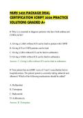 NURS 5433 PACKAGE DEAL&NewLine;CERTIFICATION SCRIPT 2026 PRACTICE&NewLine;SOLUTIONS GRADED A&plus;