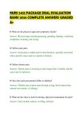 NURS 5433 PACKAGE DEAL EVALUATION&NewLine;BANK 2026 COMPLETE ANSWERS GRADED&NewLine;A&plus;