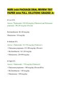 NURS 5433 PACKAGE DEAL REVIEW TEST&NewLine;PAPER 2026 FULL SOLUTIONS GRADED A&plus;