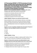 ATI Pharmacology 2026&sol;2027 &vert; ATI RN Pharmacology for Nursing Edition 10&period;0 Study Guide&comma; Pharmacology Exam Prep&comma; Medication Administration&comma; Drug Classifications&comma; Pharmacokinetics&comma; Pharmacodynamics&comma; Adverse Effects&comma; Drug Interactions&comma; Dosage Calculations&comma; Pr