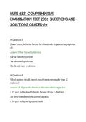 NURS 6531 COMPREHENSIVE&NewLine;EXAMINATION TEST 2026 QUESTIONS AND&NewLine;SOLUTIONS GRADED A&plus;