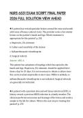 NURS 6531 EXAM SCRIPT FINAL PAPER&NewLine;2026 FULL SOLUTION VIEW AHEAD