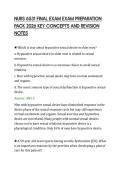 NURS 6531 FINAL EXAM EXAM PREPARATION&NewLine;PACK 2026 KEY CONCEPTS AND REVISION&NewLine;NOTES&NewLine;