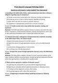 Praxis Speech-Language Pathology &lpar;5331&rpar; Exam Questions and Answers&vert; Latest Update 2027&vert; Pass Guaranteed