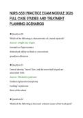 NURS 6531 PRACTICE EXAM MODULE 2026&NewLine;FULL CASE STUDIES AND TREATMENT&NewLine;PLANNING SCENARIOS