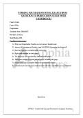 NURSING FOUNDATIONS FINAL EXAM &vert; FROM&NewLine;QUESTION TO PERFECTION&vert; STUDY WITH&NewLine;CONFIDENCE&excl;