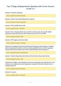 Top 75 Drugs Antihypertensives Questions with Correct Answers&NewLine;&lpar;Grade A&plus;&rpar;
