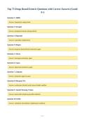Top 75 Drugs Brand&sol;Generic Questions with Correct Answers &lpar;Grade&NewLine;A&plus;&rpar;
