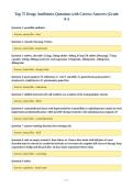 Top 75 Drugs Antibiotics Questions with Correct Answers &lpar;Grade&NewLine;A&plus;&rpar;