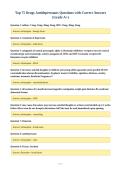 Top 75 Drugs Antidepressants Questions with Correct Answers&NewLine;&lpar;Grade A&plus;&rpar;