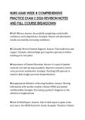 NURS 6568 WEEK 8 COMPREHENSIVE&NewLine;PRACTICE EXAM 2 2026 REVISION NOTES&NewLine;AND FULL COURSE BREAKDOWN