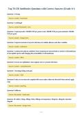 Top 76-150 Antibiotics Questions with Correct Answers &lpar;Grade A&plus;&rpar;