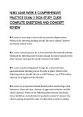 NURS 6568 WEEK 8 COMPREHENSIVE&NewLine;PRACTICE EXAM 2 2026 STUDY GUIDE&NewLine;COMPLETE QUESTIONS AND CONCEPT&NewLine;REVIEW