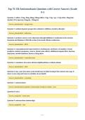 Top 76-150 Anticonvulsants Questions with Correct Answers &lpar;Grade&NewLine;A&plus;&rpar;