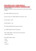 BICSI INSTALLER 2 FIBER MODULE QUESTIONS WITH CORRECT ANSWERS 2026