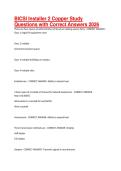 BICSI Installer 2 Copper Study Questions with Correct Answers 2026