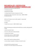 BICSI INSTALLER 1 QUESTIONS WITH CORRECT ANSWERS 2026