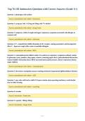 Top 76-150 Antitussives Questions with Correct Answers &lpar;Grade A&plus;&rpar;